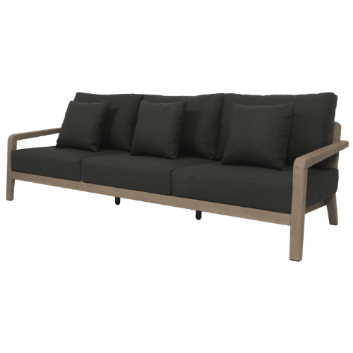 canapé 3 places COPENHAGUE Sunbrella graphite