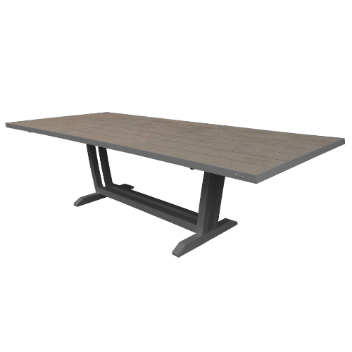 table extensible AMAKA gris espace