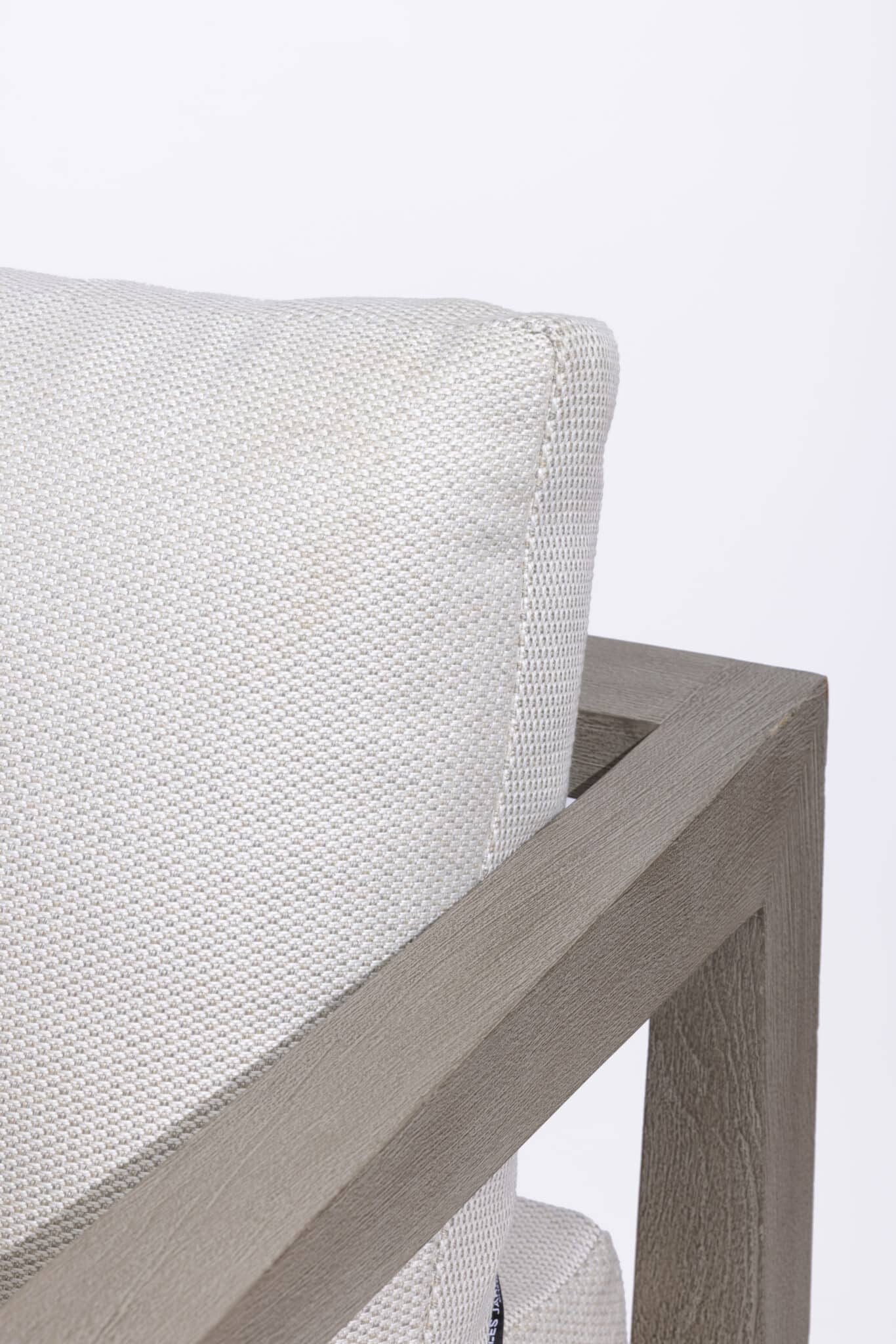 Fauteuil club SKAAL – Teck Duratek® Sunbrella® Lopi marbre – Image 3