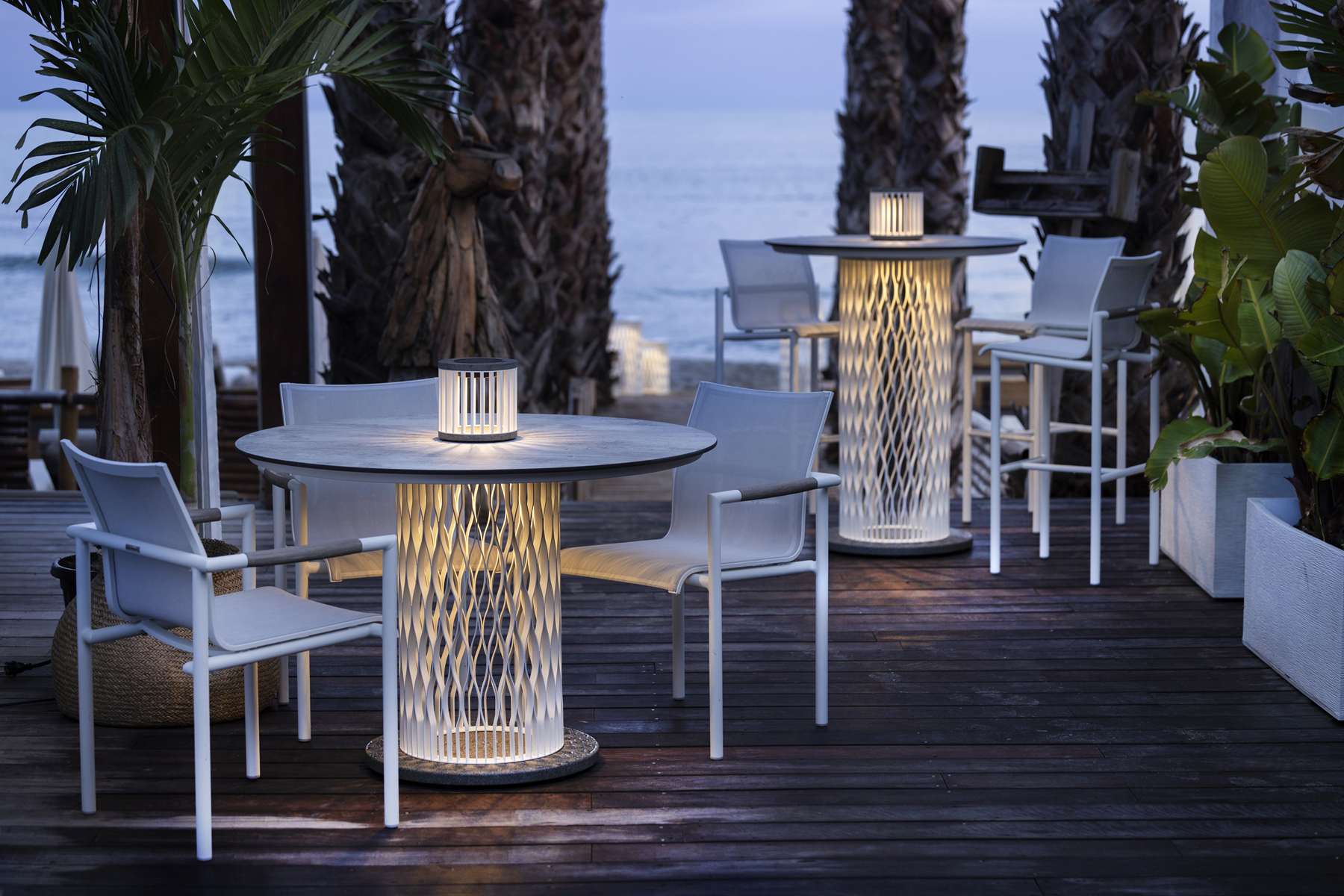 Tabouret bar BASTINGAGE â blanc â Image 3