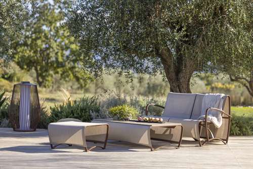 Repose-pieds JET STREAM – aluminium corten – Image 5