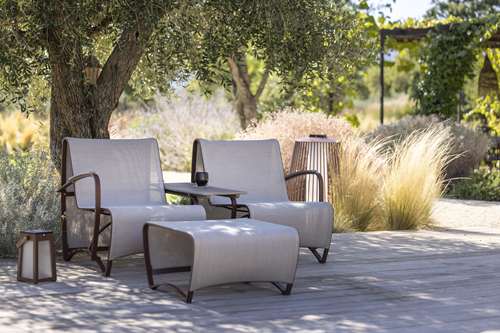 Repose-pieds JET STREAM – aluminium corten – Image 6
