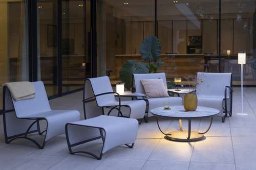 Repose-pieds JET STREAM – aluminium corten – Image 8
