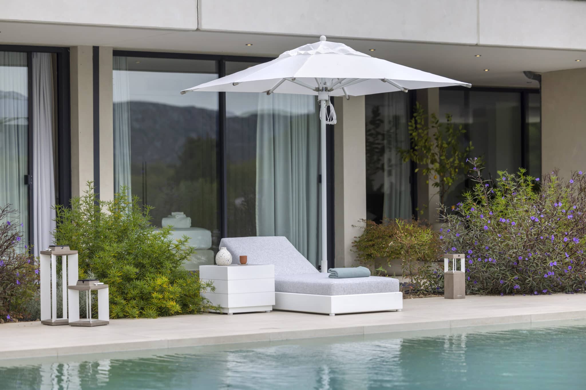 Toile oléfin parasol 2121 – blanche – Image 2