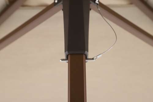 Parasol carré SKAAL – corten cappucino – Image 4