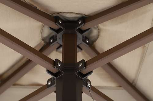 Parasol carré SKAAL – corten cappucino – Image 3