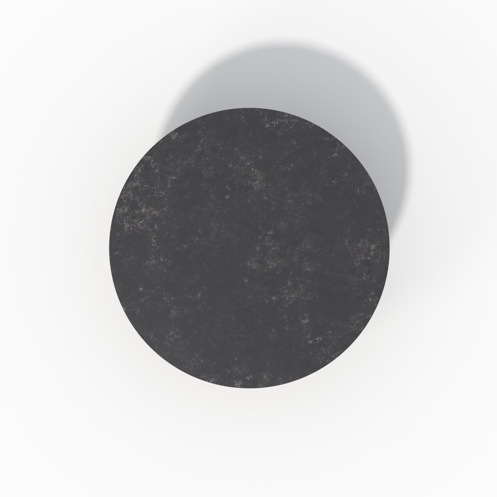 Table basse BARREL Ø80 – céramique gris anthracite – Image 2