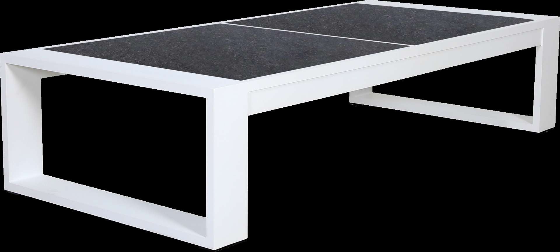 Table basse céramique XL RANCHO – blanc béton ciré – Image 8