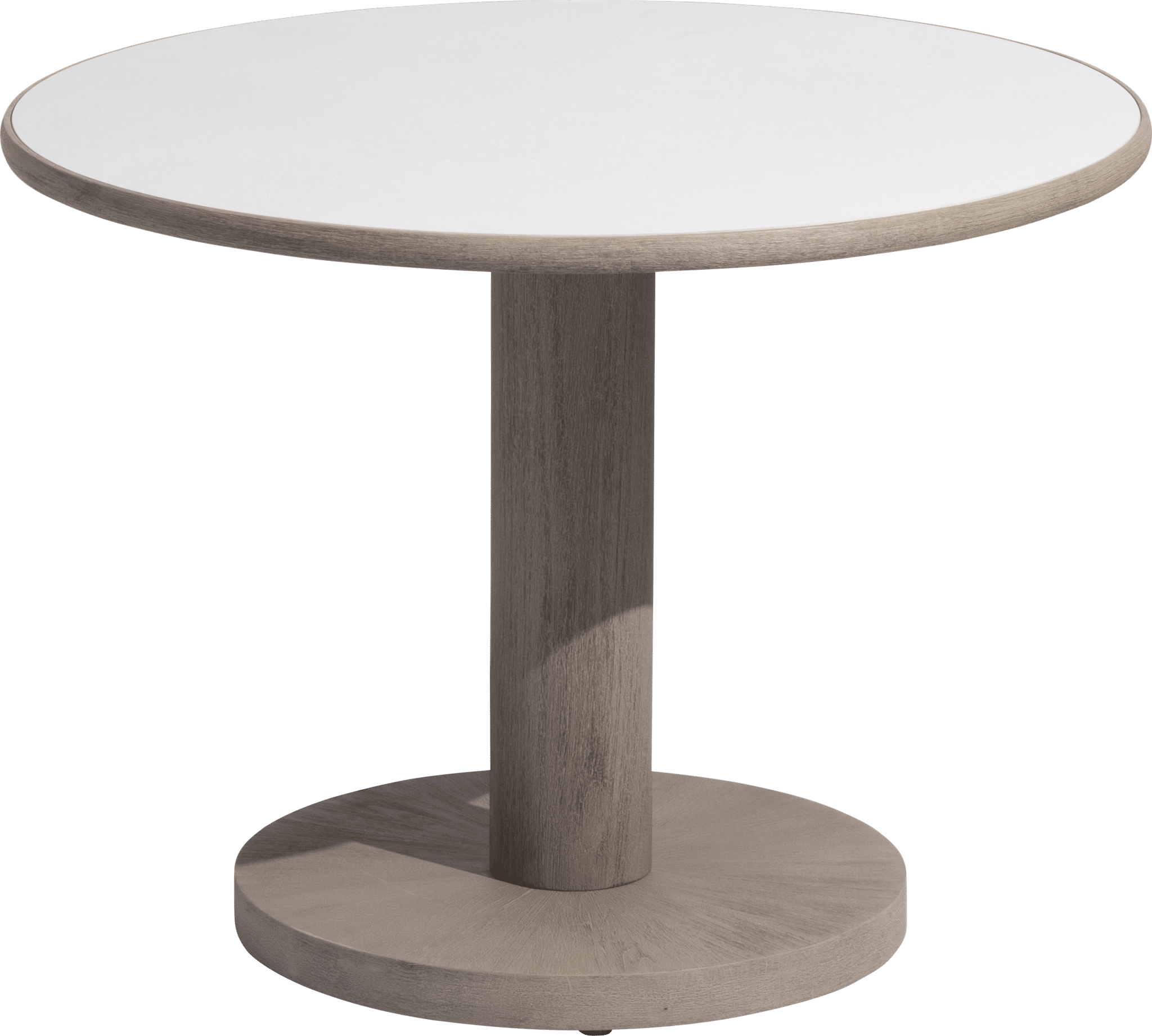 Table ronde COPENHAGUE Ø100 – Céramique blanc béton – Image 4