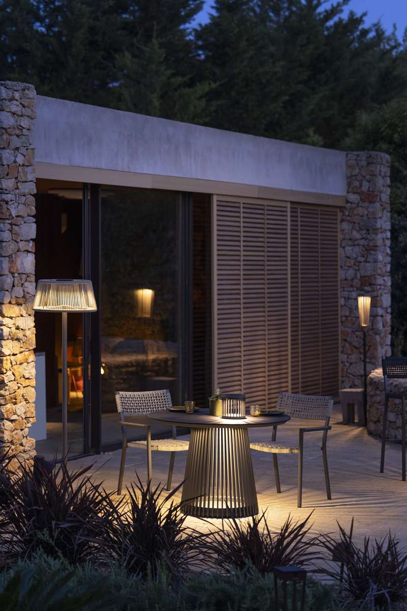 Tabouret tressé RANCHO – gris espace grafito – Image 11