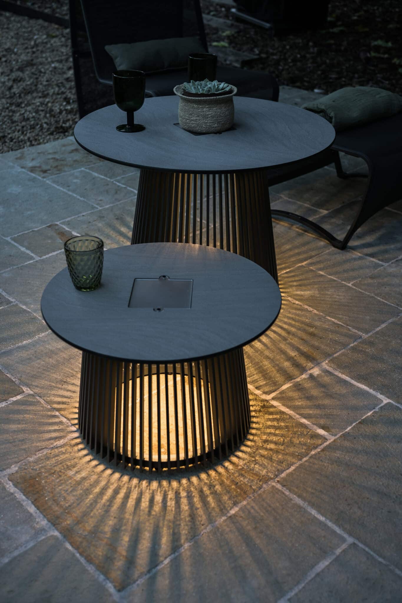 Table basse HALO – Gris espace Ø70 cm – Image 8