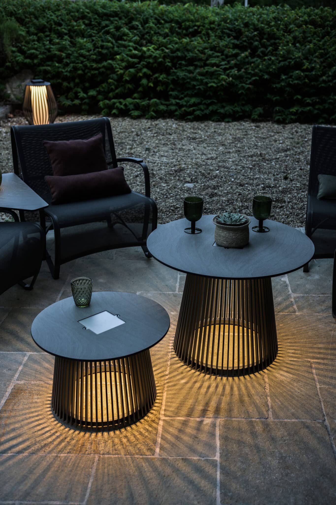 Table basse HALO – Gris espace Ø70 cm – Image 6