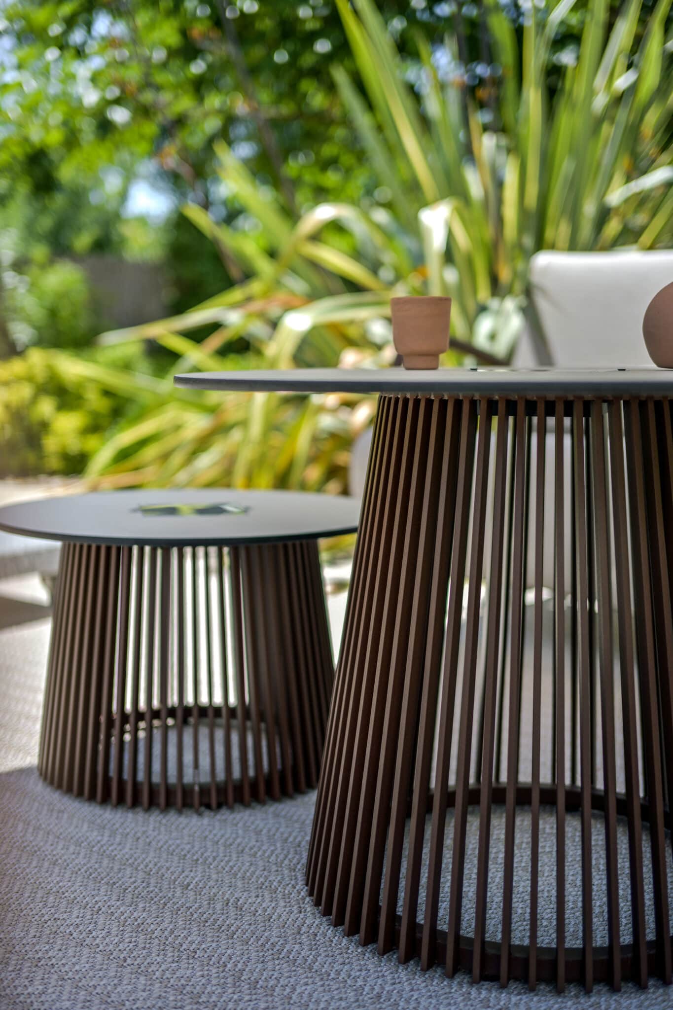 Table basse HALO – Corten Ø70 cm – Image 3