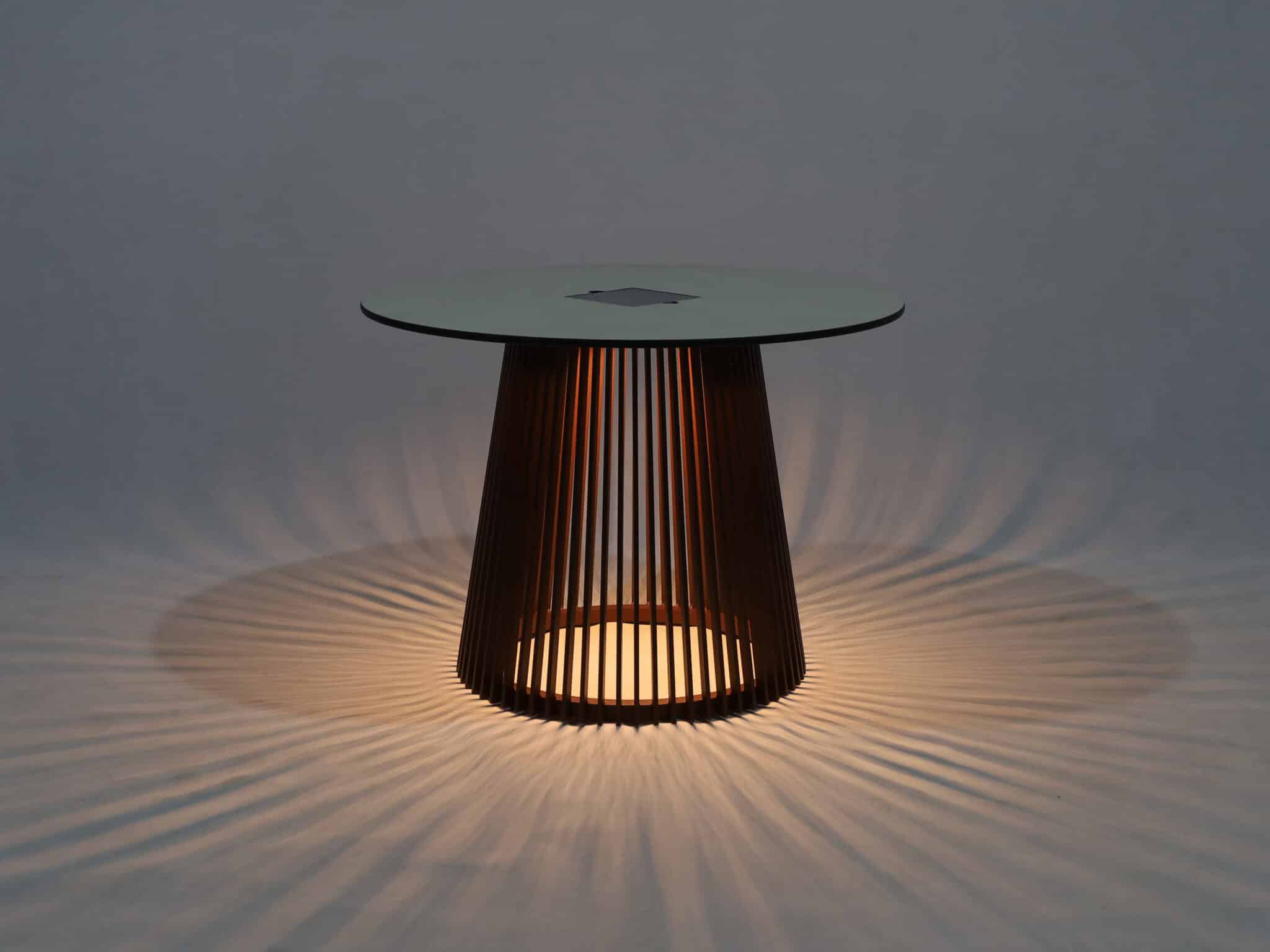 Table basse HALO – Corten Ø70 cm – Image 2