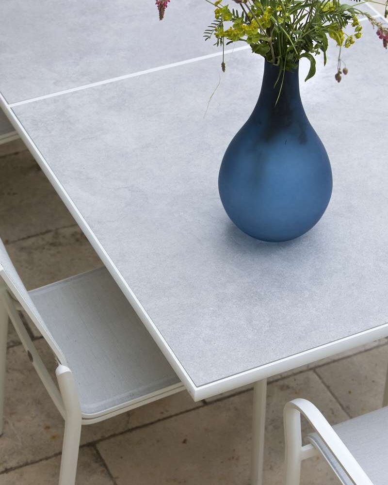 Céramique 100x100 renforcée – blanche tadelakt