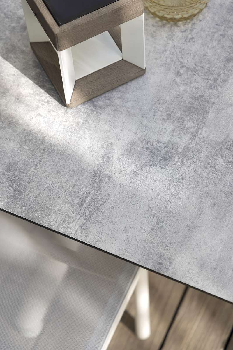 Pied table BASTINGAGE double bistro – blanc – Image 3