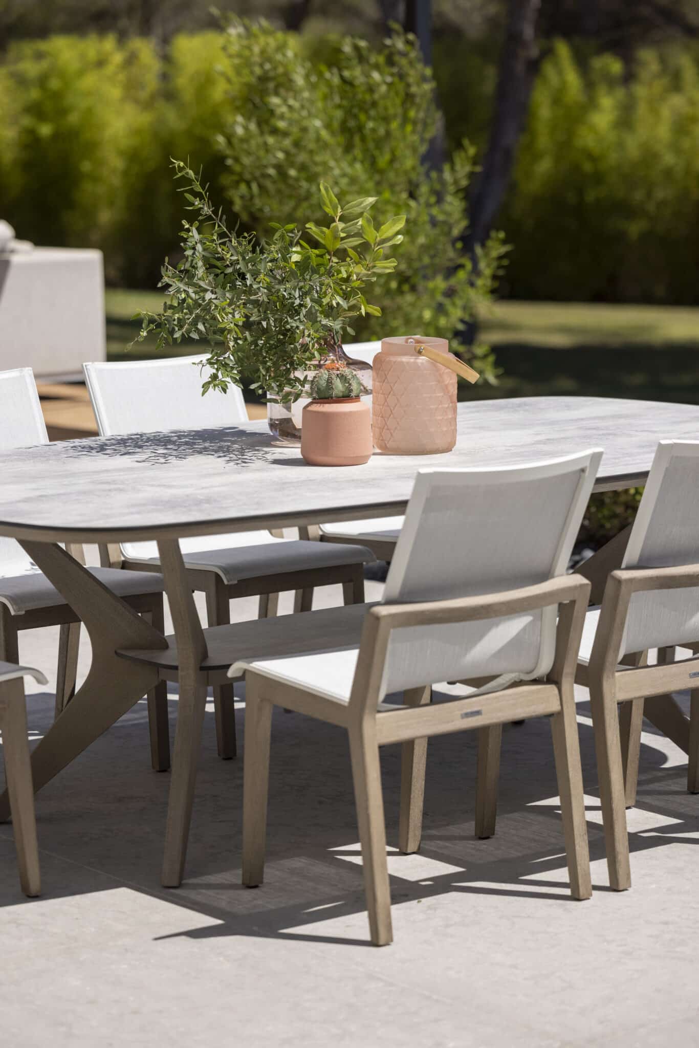Table fixe SELVA – HPL béton ciré – Image 5