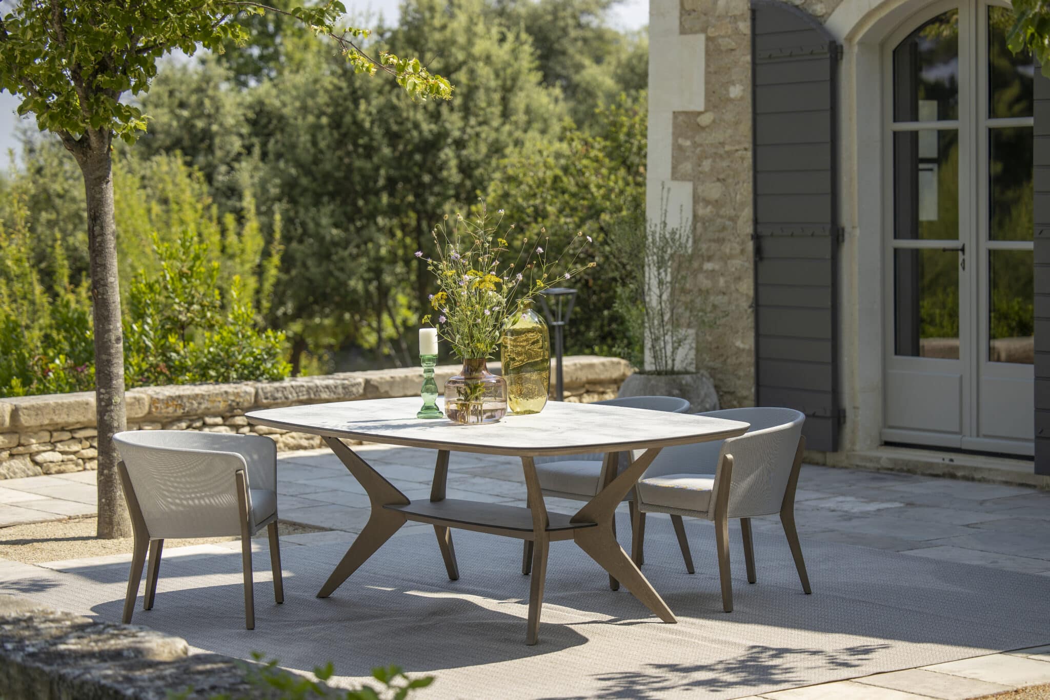 Table fixe SELVA – HPL béton ciré – Image 8