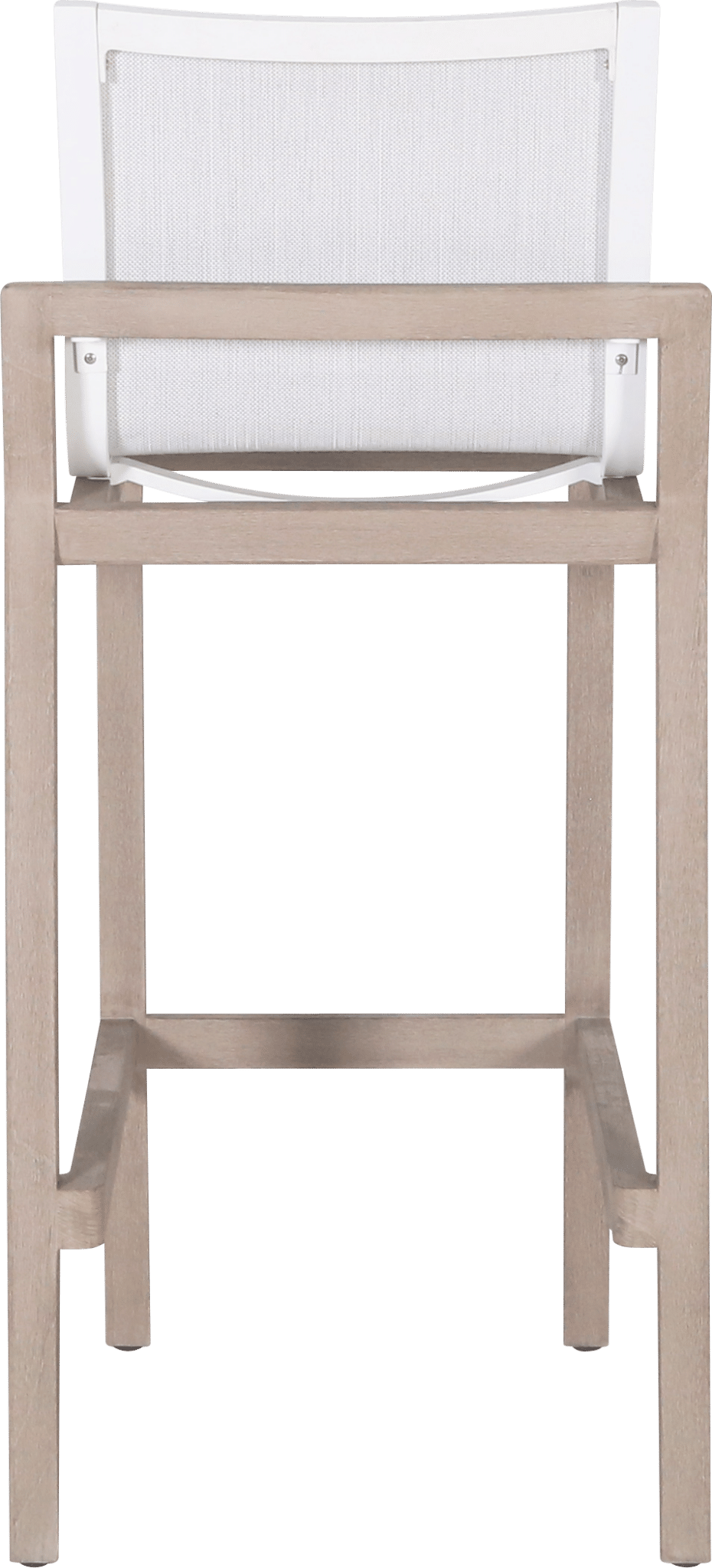 Tabouret COPENHAGUE – Batyline Eden blanc chiné – Image 2