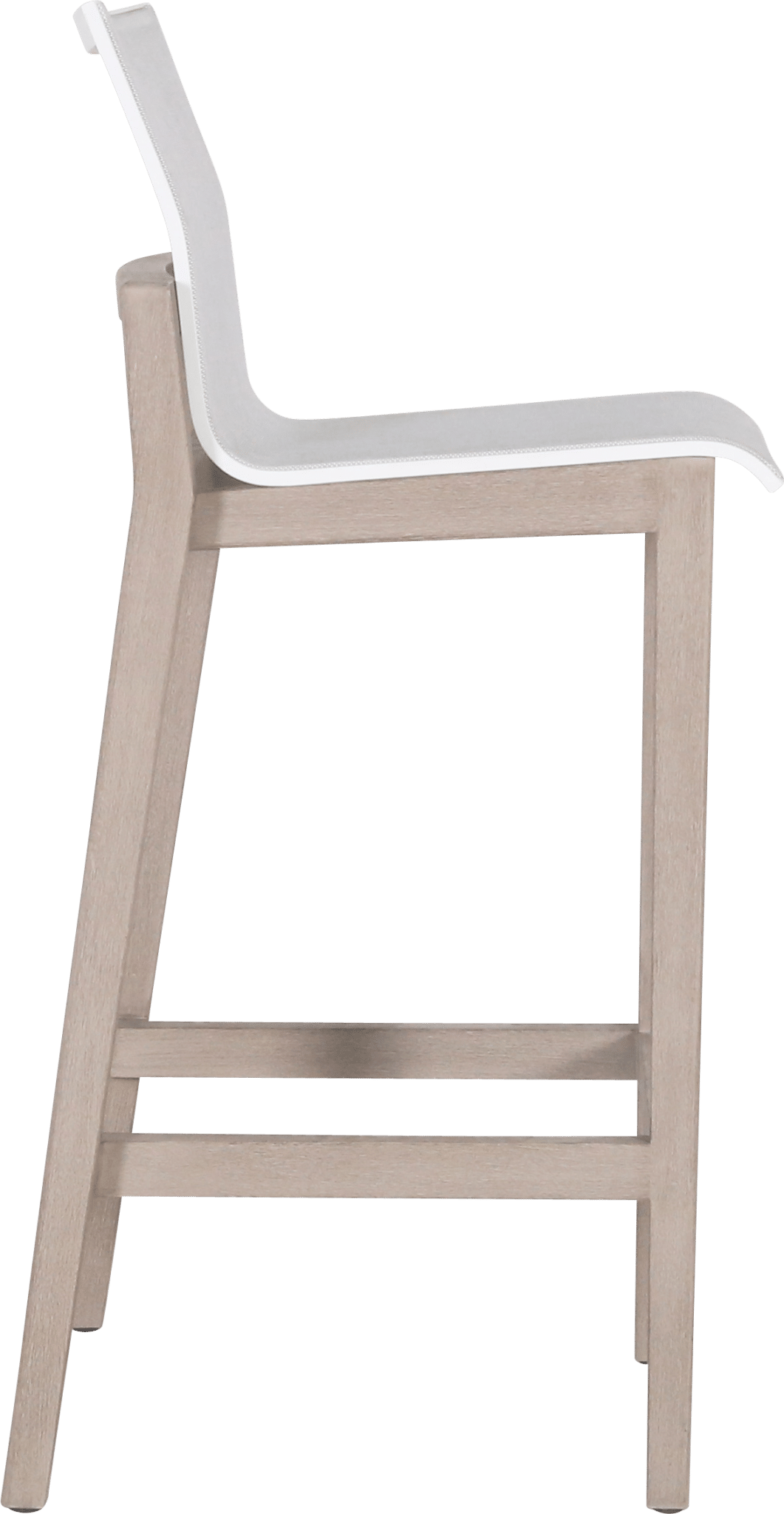 Tabouret COPENHAGUE – Batyline Eden blanc chiné – Image 4