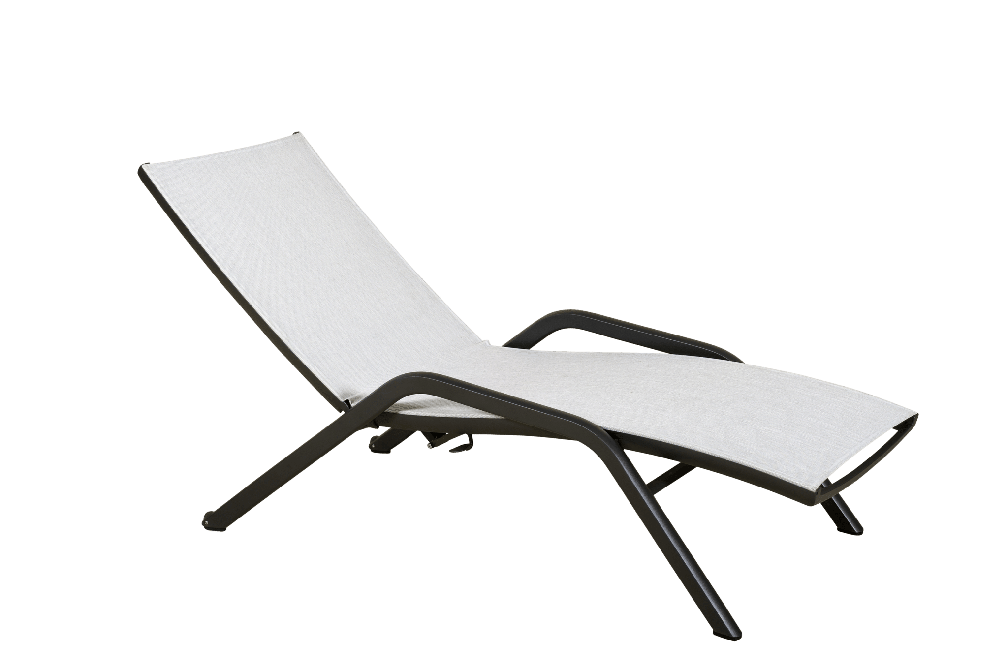 Bain de soleil empilable YOLO – gris espace blanc chiné – Image 2