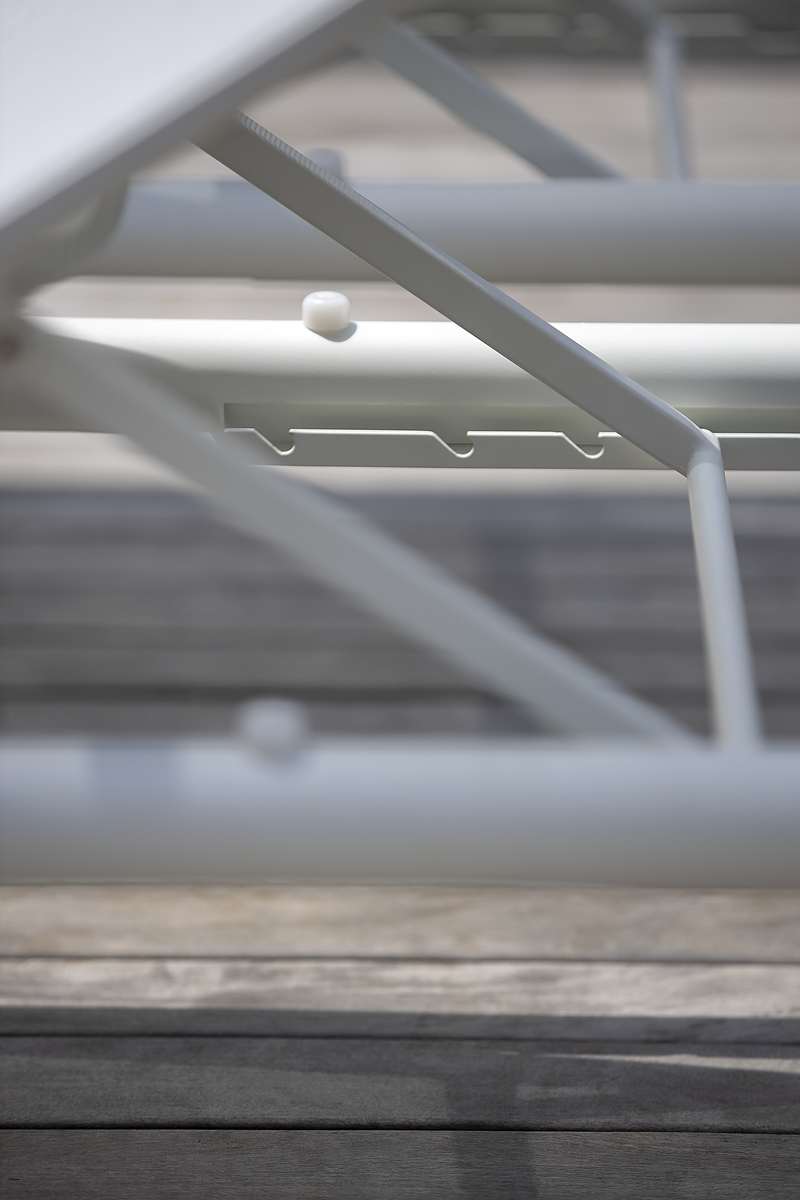 Bain de soleil BASTINGAGE – aluminium blanc – Image 6
