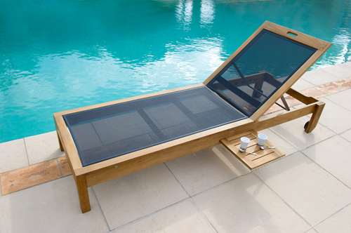 Bain de soleil empilable VALTECK – ardoise – Image 2