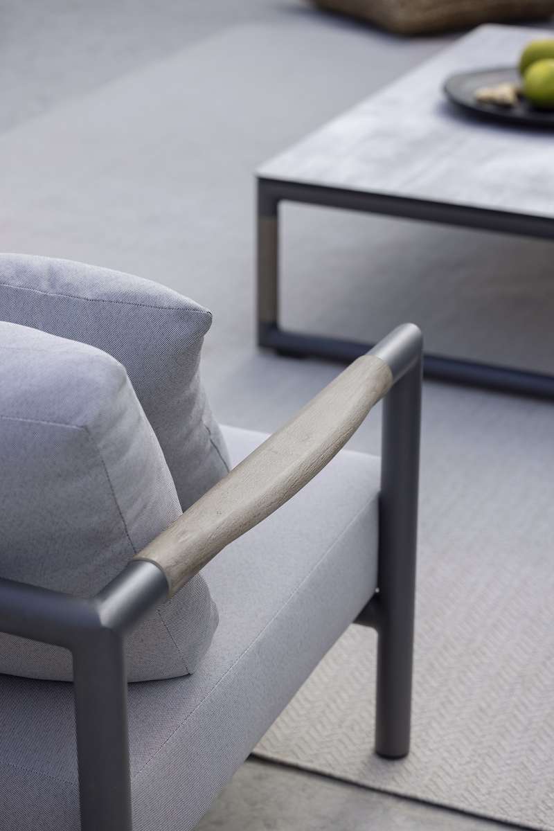Fauteuil BASTINGAGE – gris espace gris clair – Image 7
