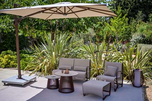 Repose-pieds JET STREAM – aluminium corten – Image 2